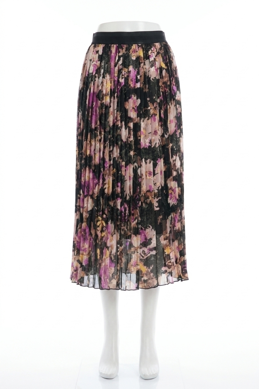 NEW MOLLY BRACKEN ladies woven skirt in black clotilde